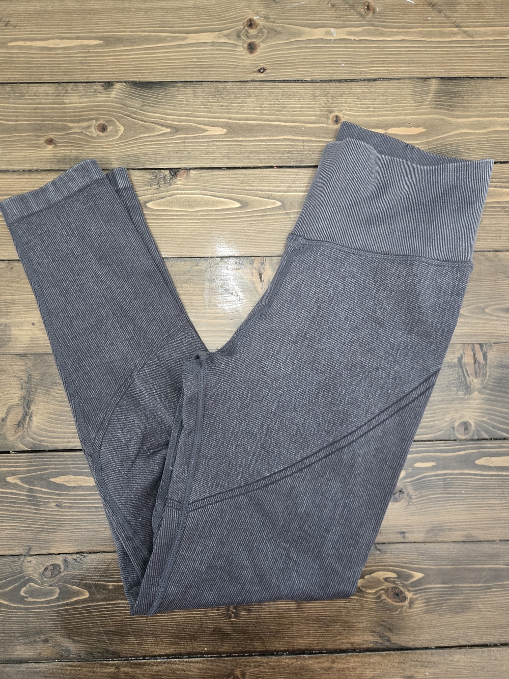 Womens aerie Offline Ribbed High-Waist Leggings in Heather Gray Size Small